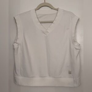 Vuori Sedona Sleeveless V Neck Top White Size Small